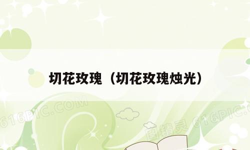 切花玫瑰（切花玫瑰烛光）