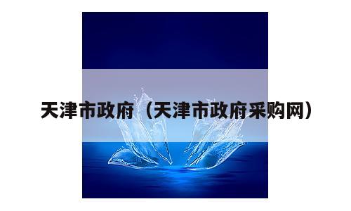 天津市政府（天津市政府采购网）