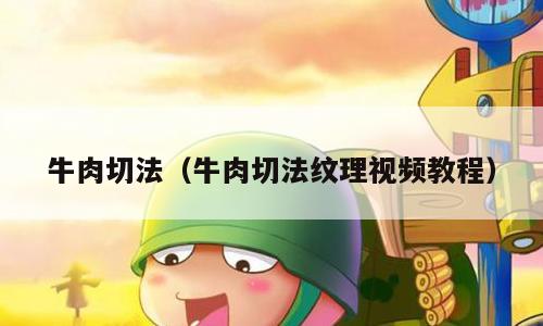 牛肉切法（牛肉切法纹理视频教程）