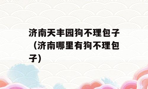 济南天丰园狗不理包子（济南哪里有狗不理包子)