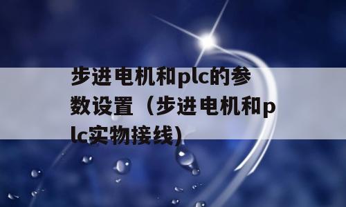 步进电机和plc的参数设置（步进电机和plc实物接线)
