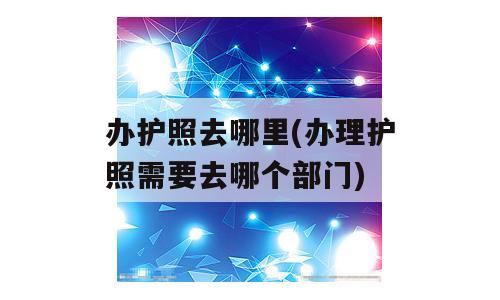 办护照去哪里(办理护照需要去哪个部门)