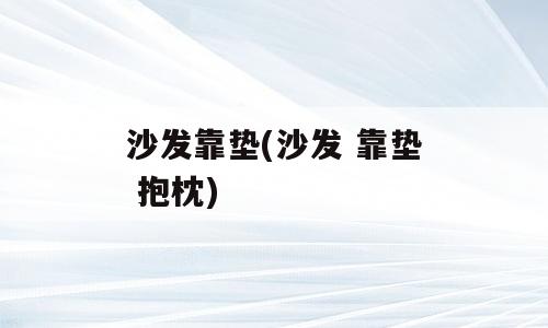 沙发靠垫(沙发 靠垫 抱枕)