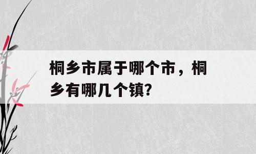 桐乡市属于哪个市，桐乡有哪几个镇？