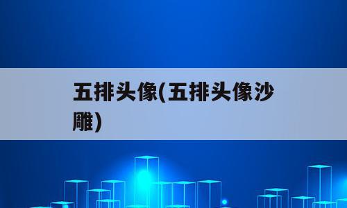 五排头像(五排头像沙雕)