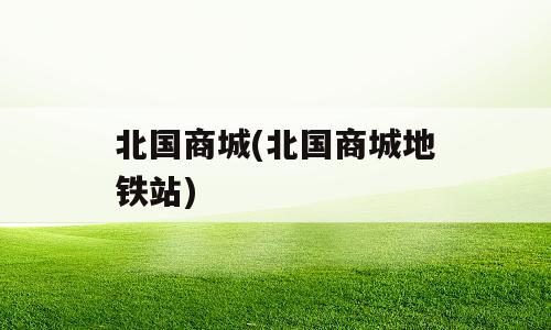 北国商城(北国商城地铁站)