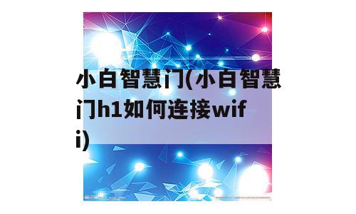 小白智慧门(小白智慧门h1如何连接wifi)