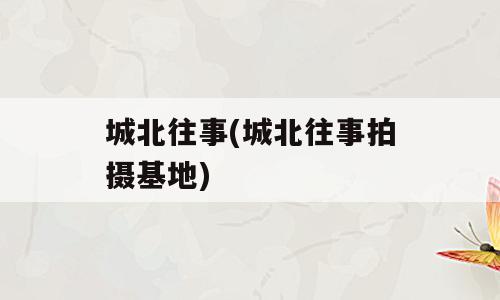 城北往事(城北往事拍摄基地)