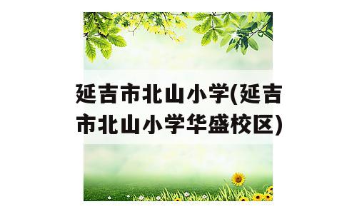 延吉市北山小学(延吉市北山小学华盛校区)