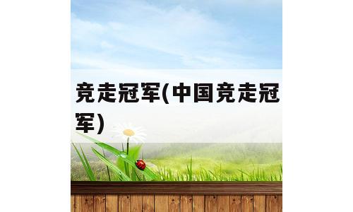 竞走冠军(中国竞走冠军)