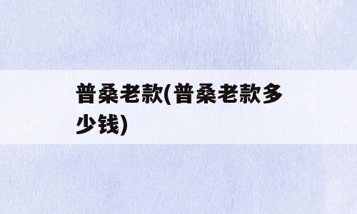 普桑老款(普桑老款多少钱)