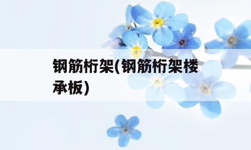 钢筋桁架(钢筋桁架楼承板)
