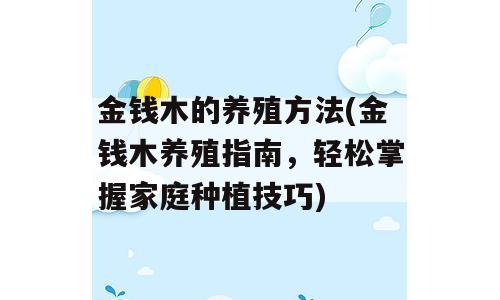 金钱木的养殖方法(金钱木养殖指南，轻松掌握家庭种植技巧)